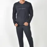 Guy Laroche χειμερινή ανδρική πυζάμα καρό