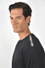 Guy Laroche χειμερινή ανδρική πυζάμα μαύρη - Image 4