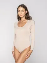 Micro Touch Comfort κορμάκι string με μακρύ μανίκι - Image 4